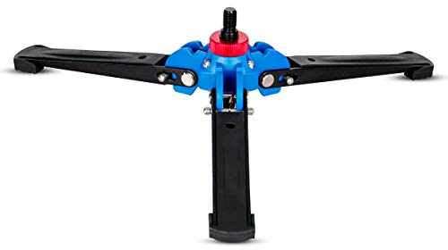 Koolehaoda 3-Feet Stützen Standfuß Mit Universelle 3/8 Schraube Für DSLR-Kamera Einbeinstativ Kugelkopf (A2 Mini-Stative)