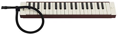 Yamaha P-37EBR Pianica – Tragbare 37-Tasten-Melodica mit Mundstück und Transporttasche – Für Anfänger und Wiedereinsteiger – In braun