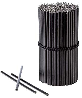 Danilovo Ritual Bienenwachs Kerzen (Schwarze) - Kloster Orthodoxe Kerzen für Gebet, Tischdeko - Ungiftig, Ruß - Tropffrei, Lang, Nachhaltige Produkte, N80, Höhe 18,5 cm, Ø 6,1 mm (100 Stück)