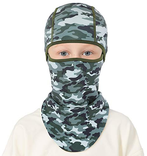 Kids Balaclava Windproof Ski Mask Winter Face Warmer for Cold Weather Boys Girls