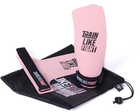 TRAINLIKEFIGHT Icon Reverse 0H Couteaux pour Cross Training, Calistennie, Exercices de gymnastique, Protection pour Vos Mains - Icon Reverse Pink - XL