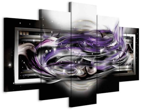B&D XXL - Akustikbild Akustikbild Abstrakt, Schallschutz, Wohnzimmer, Büro | Verbessert Raumakustik, reduziert Hall, ideal fürs Büro oder Wohnzimmer, hochwertige Verarbeitung, schnelle Montage, stilvoll