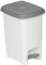 URBNLIVING 8L or 40L Slim Recycling Kitchen Step On Pedal Bin With Inner Insert Liner Pocket and Lid for Home and Office (40L White)