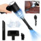 Aspirateur à Main sans Fil, 120W Aspirateur Voiture, Aspirateur Portable pour Claviers D'Ordinateurs et Véhicules, pour Nettoyage de Voiture, Maison, Animaux Domestiques et Espaces Restreints