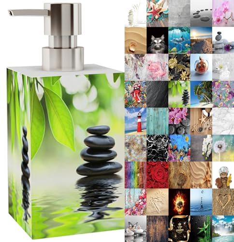 Seifenspender | viele schöne Seifenspender zur Auswahl | modernes, stylisches Design | Blickfang für jedes Badezimmer (Harmony)