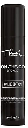 That'So On The Go Bronze online edition Spray Autoabbronzante per Viso e Corpo, abbronzatura naturale bronzea - 75 ml