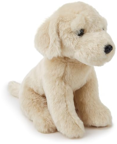Zappi Co Labrador de Peluche (22 cm) - Perro Amigable y Agradable, Ecológico, Ideal para Pequeños Fanáticos de Perros, 100% Reciclado