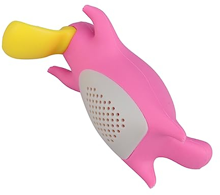TOPBATHY Rosy Pink Silicone Tea Infuser Animal Loose Leaf Tea Strainer Diffuser for Teapots and Cups Reusable Food-Grade Silicone Filter
