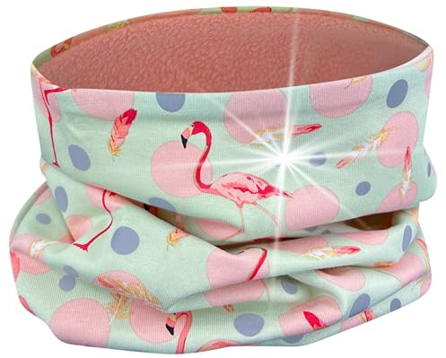 HECKBO 360° Reflektor Kinder Beanie Mütze oder Loop Schal - Vlies Stoff oder Jersey innen für Sommer Frühling Herbst Winter