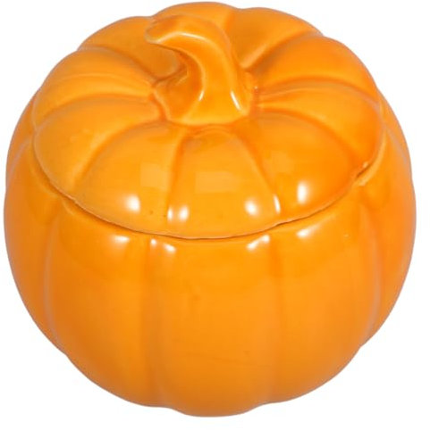 Cabilock Mini Tarro De Cerámica De Calabaza Con Cierre Hermético Para Almacenar Té y Artículos Pequeños
