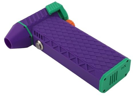 Riuulity Turbo Powered Mini Jet Fan, Compact and Easy to Carry with Long Lasting Battery, 110000RPM Violent Wind Dry Blower for Car Computer (Darkviolet)