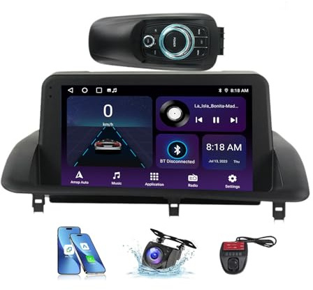 Android 13 9 QLED Écran Stéréo pour Lexus CT CT200 CT200h 2010-2018 Voiture sans Fil Carplay/Android Voiture Local Météo/DSP FM RDS Dab+ Radio/Commandes au Volant/BT 5.0/Caméra(NF-7)