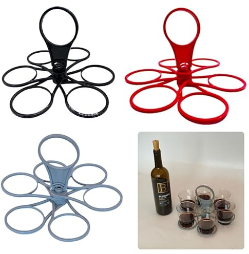 Dryckeshållare med handtag, YouXiaor 3 st mugghållare vikbar dryckeshållare med handtag kaffekopp hopfällbar flaskhållare för drycker, glashållare för barer, fester och sammankomster