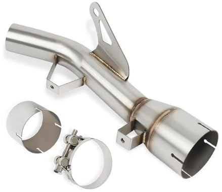 SQNYDH Scarico Tubo Tubo di Scarico Centrale per Moto per Kawasaki per Z 900 per Z900 2017-2021, Raccordo Collegamento Intermedio Motociclette Marmitta