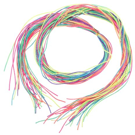 Beavorty 120stücke Bunte Haarbänder für Zöpfe Flechtzubehör für Mädchen Farbige Haarspangen Haarbänder zum Flechten Bunte Haargummis Haaraccessoires Haarschmuck zum Wickeln