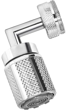 GUOYOU Bagno Rotante 720 Gradi, Rompigetto Rubinetto Cucina Aeratore Regolabile, 3 Modalità di Acqua Filtro Acqua Rubinetto Girevole Lavello Spray Aeratore per Bagno Cucina 22mm,24mm Wasserhahn