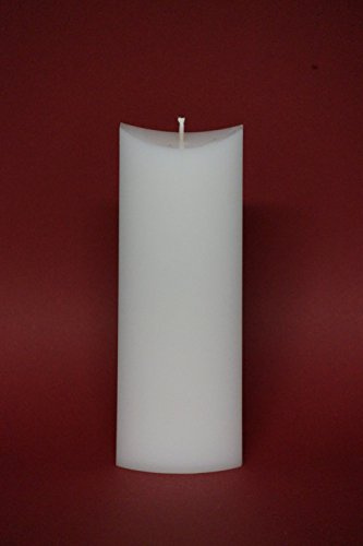 Kerzenrohling ; Formkerze Satteloval ; für Taufkerzen und Hochzeitskerzen ; L-16