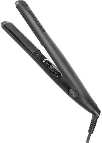 JAGUAR Glätteisen ST600 Black | Profi Haarglätter mit stufenloser Temperatureinstellung | Inkl. abgerundeten & federgelagerten Heizplatten für schonendes Glätten & Locken