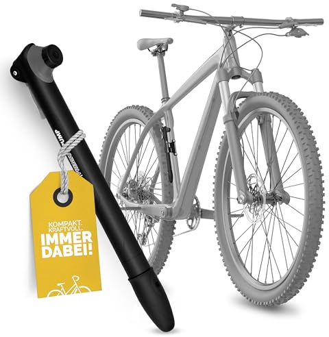 Dansi Cykelluftpump Med Adaptrar Praktisk Passar Alla Ventiler SV AV DV Med Däckpump Med Stor Manometer Svart
