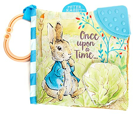 KIDS PREFERRED Peter Rabbit Soft Book with toy, Teether and Crinkle, 5 Inches