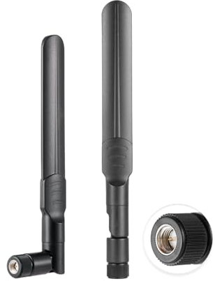 Vecys 2PCS 4G LTE Antenna 8dBi External SMA Male Antenna Compatible with 4G LTE Wireless CPE Router Hotspot Cellular Gateway Router Modem