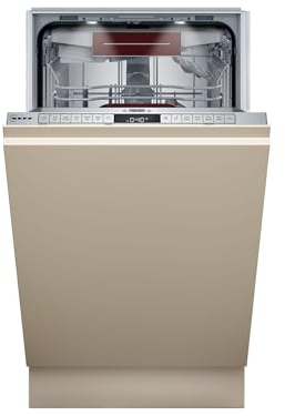 NEFF S857ZMX03E, N 50, Smarter Geschirrspüler Vollintegriert, 45 cm, Besteckschublade, Zeolith-Trocknung, besonders leise Spülmaschine, höhenverstellbarer Oberkorb, Schmutzerkennung, Aqua Stop