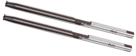 CoCud Escariador de Mano Diámetro de Corte de 1/8 6 Flautas Herramienta de Corte de Acero - (Aplicaciones: para Aluminio Cobre Plástico) 2 Piezas