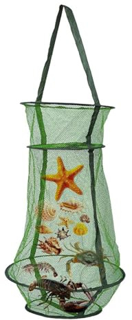 Setzkescher Fisch Reuse Faltbare Köderfischreuse Gefaltet Fischernetz Fishing Köderfischreuse Angel Netz Zubehör Zum Fangen Aller Fischarten, Krebse, Flusskrebs