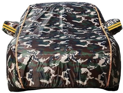 Autoabdeckung für Cadillac Escalade ESV 2002-2023 | Vier Jahreszeiten Universal-Autoschutzhülle für den Außenbereich, wasserdicht, Sonnenschutz, staubdicht, Kratzfest, mit Türreißverschluss