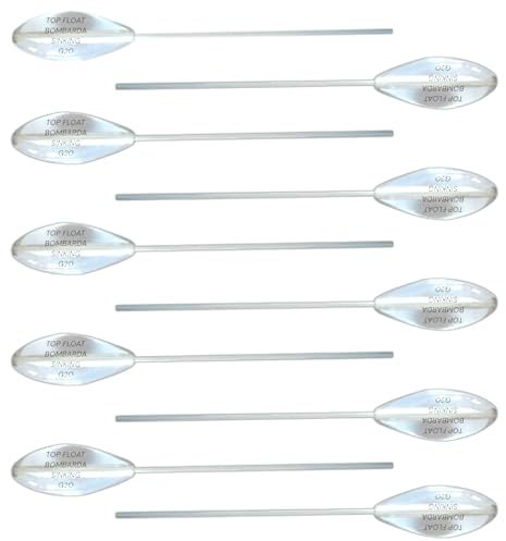 PRO FILSTAR Top Float Sbirolino Sinking Set 10 x 20g Zargan & Forellen Angeln Zubehör - Meeresangeln - Spirolino Sinkend - Angelzubehör - Long Cast Fishing Sport Set - Gewichte Angelset Angelgewichte