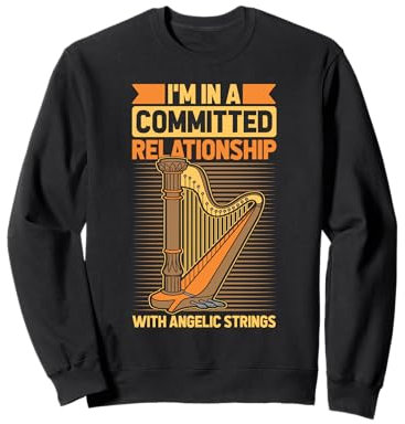 Harfe Instrument Saiten Zupfen - Harfe Sweatshirt