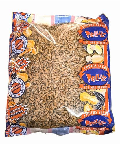 Pipas Peladas Fritas con sal 1 Kg - Snacks saludables y deliciosos de la marca Pelluz