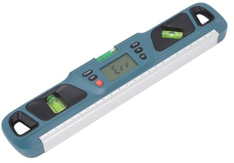 Livello Digitale, Livello Digitale con Display LCD Livello Digitale Ad Alta Precisione e Rilevatore di Angolo Inclinometro Digitale Goniometro (Ciano)