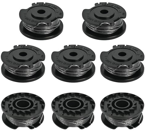 Flaveano Bobina per Decespugliatore Bosch EasyGrassCut Tagliabordi, 8 Bobine, Filo Tagliaerba