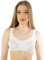 Reggiseno Donna Coppa B in Cotone Senza Ferretto, Reggiseno in Pizzo (Anche Taglie Forti) – Made in Italy, Bianco Nero Pelle 3-10, Spalla Larga e Dorsali Morbide per Sostegno Ottimale