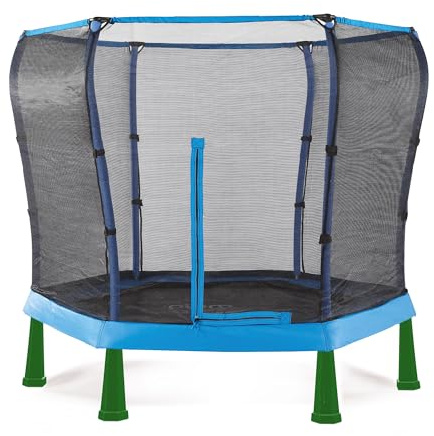 Plum Play Kids 7ft Junior Jumper Trampoline With Safety Enclosure