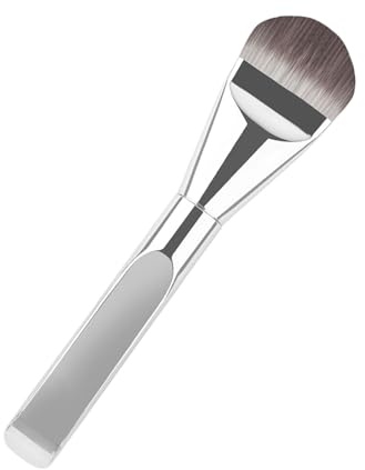 Pincel en polvo para superficies inclinadas, para mezclar crema líquida y polvo suelto, mezcla corrector facial
