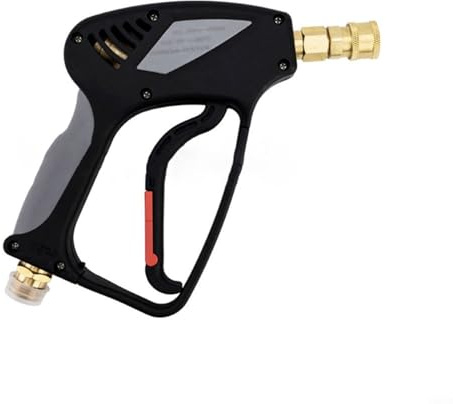 FUANA Lance de nettoyeur haute pression en acier inoxydable M22 Connexion 280 bar pour nettoyage industriel (C)