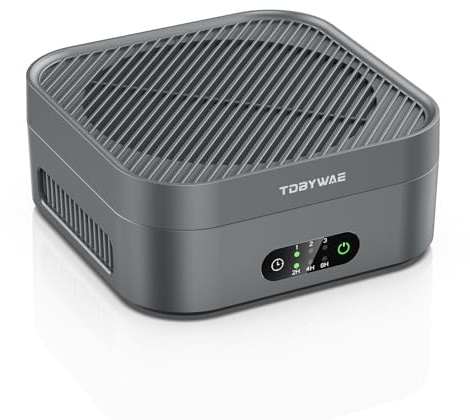 Air Purifiers for Home 600 Sq.Ft, TDBYWAE H13 True HEPA Air Purifier with USB Cable for Pets Dust Dander Pollen Odor Smoke, Small Portable Air Purifier for Bedroom Office Desktop Car RV