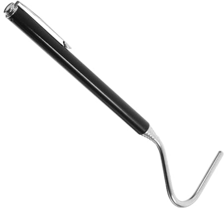 Milisten Crochet Télescopique pour Serpent Extensible Acier Inoxydable Outil De Capture Reptile avec Manche Ajustable Pratique Et Sécurisé pour Manipulation De Petits Serpents Et Reptiles