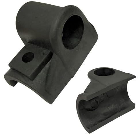 IBRIQO® Ensemble de 4 Roulements pour Chariots de Chantier | pour Axe Ø 20 mm | Trou de 22 mm | Roulements en Nylon Durables et Résistants | Convient aux Chariots Métalliques Cofan (Ø Axe 20MM, 4