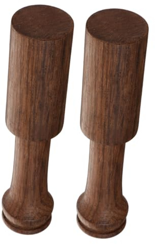 TOYZFRIENDY 2 Stück Holz Klangschale Stäbchen für Tibetische Klangschalen Handlich und Tragbar Leiser Klang für Meditation und Tempelanwendung