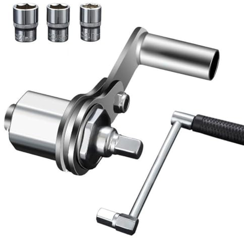 Lawnoval Drehmoment für Multiplikatorschlüssel, 1/2-Zoll-Antrieb, 16:1 Übersetzung, 680 Nm, für max. Radmuttern im Automobil, mit 17/19/21 mm Steckschlüsselsatz und Aufbewahrungsbox