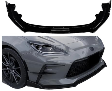 IGPMKJZNE Compatible for Toyota GR86 2022+ Front Lip Spoiler Bumper Shovel Modification Small Surround Exterior Body Kit(Glossy Black)