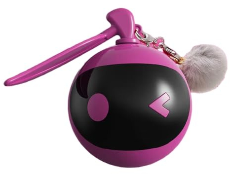 Mcnhbdgg Juguete Interactivo Inteligente para Gatos, Bola Rodante Automática con Luces, Recargable Tipo C, para Gatos y Perros. Diversión con Detección de Movimiento.