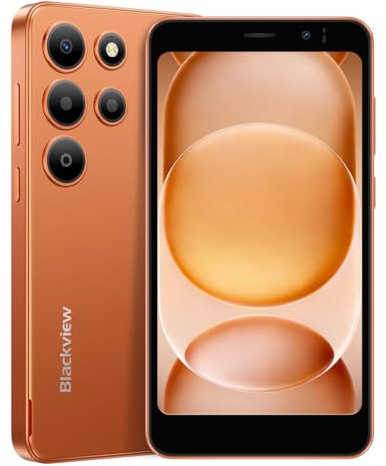 Blackview Wave 2C Telephone Portable Android 16 Smartphones, 12Go+32Go/1To Processeur Octa-Core, 5.0 Smartphon Pas Cher 4G Dual SIM, Téléphone WiFi 5G/3.5mm/Face ID/3 Card Slots/3Ans Garantie