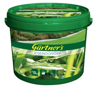Gärtners Eisendünger für schönen Rasen und gegen Moos 10kg