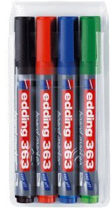 Whiteboardmarker 363, 1-5mm, 4er-Set