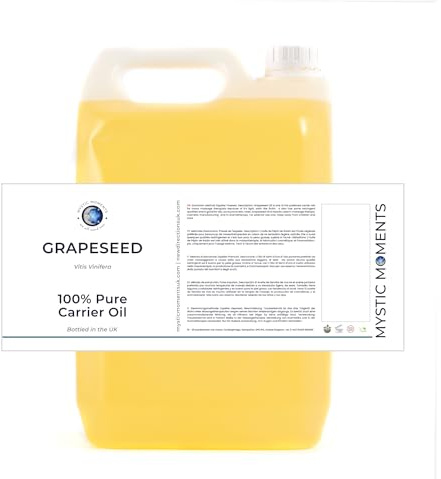 Mystic Moments Huile De Base Pépins De Raisin - 5 Litres - 100% Pure