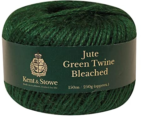 Kent&Stowe 70100825 Jute Twine Bleached Green 150m (250g)